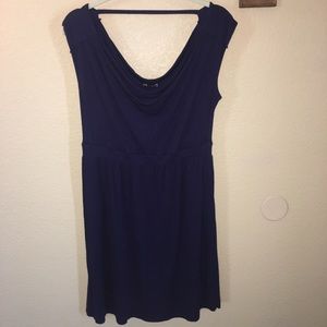 Navy KneeLength Dress, Jr. LRG